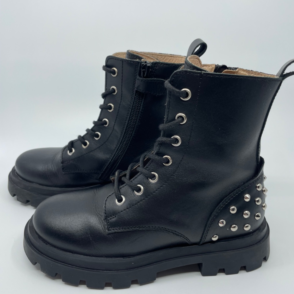 Dianetti Leather Boots Size 31/13.5 Youth